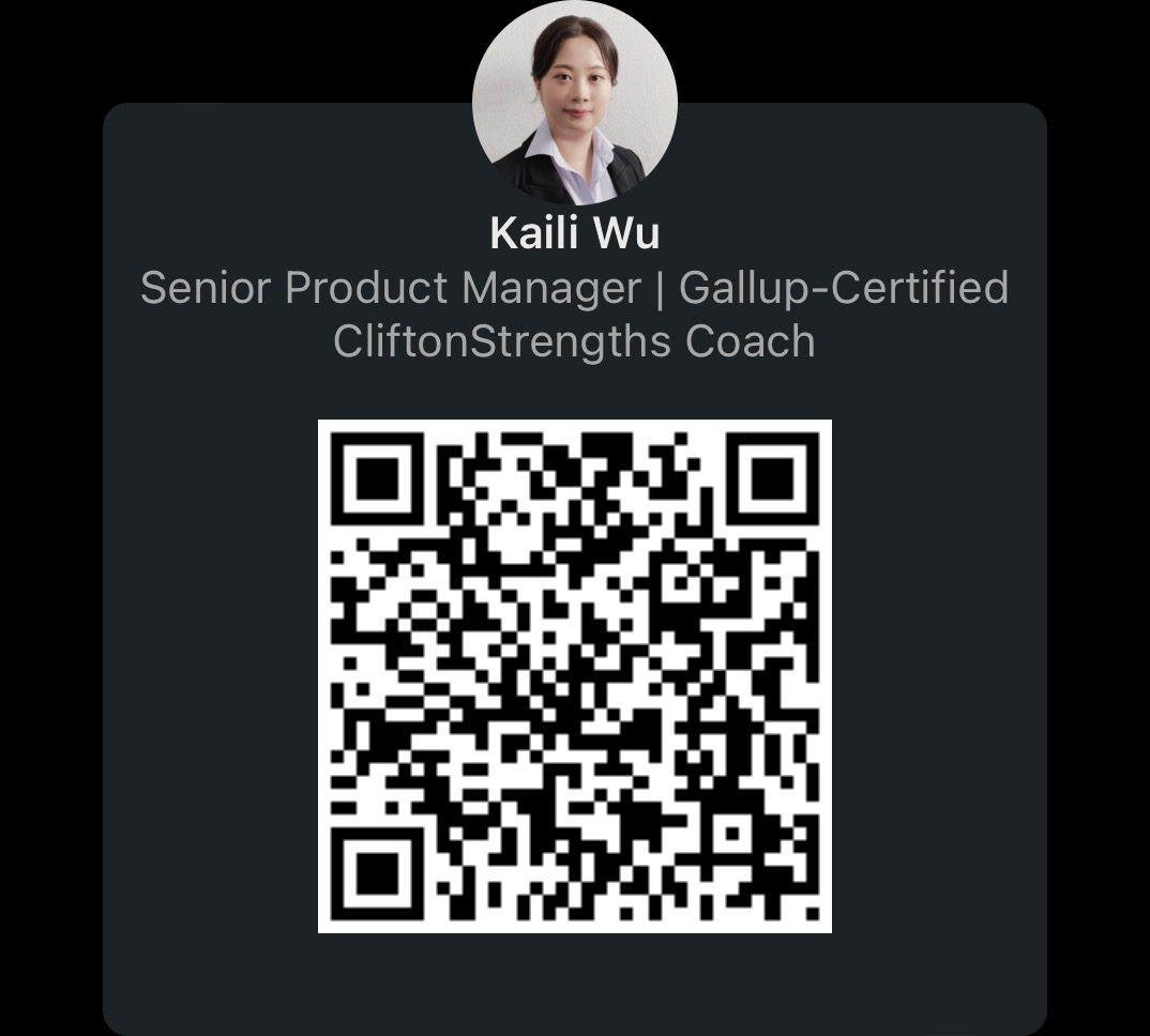 Scan to view Kaili on LinkedIn